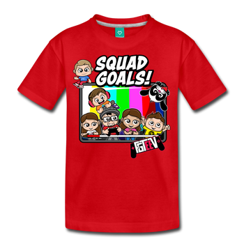 Squad Goals! T-Shirt - red