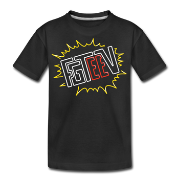 FGTeeV Neon Logo T-Shirt - black